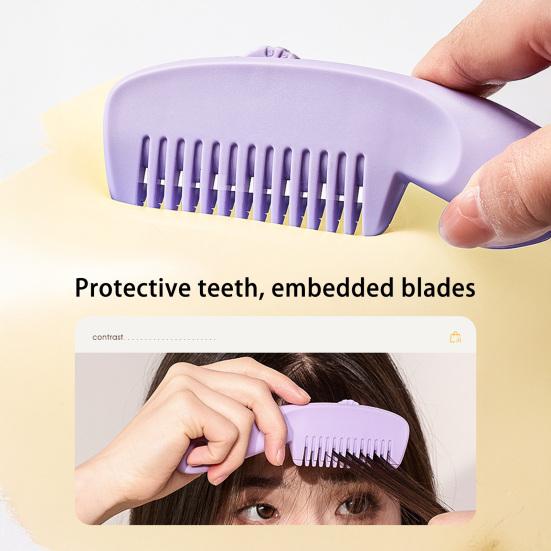 Multi-functional Hair Trimmer Comb 3 Setting Adjustable 2-In-1 Hair Clipper Comb Portable Travel