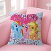Maple Design Cushion Cover Happy Autumn Harvest Decor Holiday Decorati Pillow Cover Cartoon My L-Little P-Pony Pink