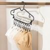 10 Clips Baseball Hat Organizer Rack Portable Hanging Peaked Cap Storage Holder Foldable Saving Space Towel Hanger Clip