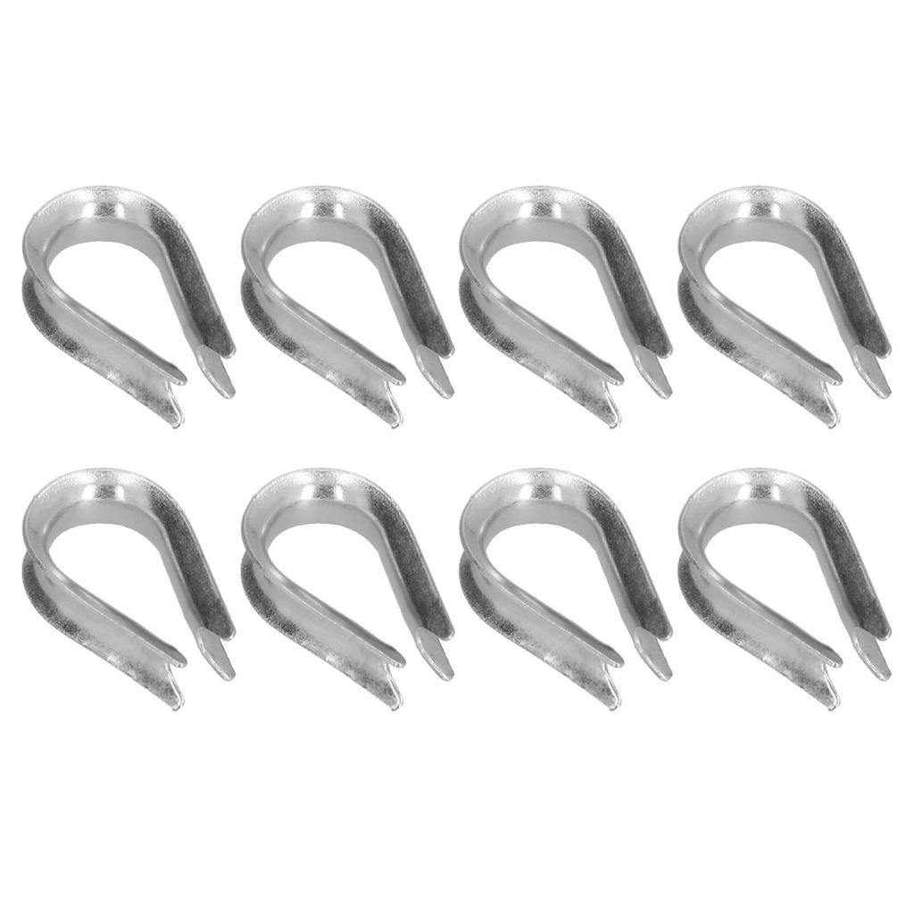 50Pcs Wire Rope Thimble Stainless Steel Cable Rigging Tools for Shipbuilding Industry(M2(2mm) )