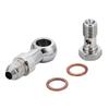 1 Set Turbo Oil Feed Banjo Bolt Kit M10x1.25 To 4AN Turbo Oil Feed for Mitsubishi EVO 1-10 4G63T 4B11T Engine