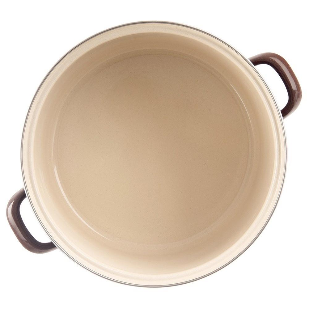Traditional Enameled Cooking Pot for Gas and Induction 28 Cm 8L