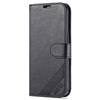 For iPhone 16 Pro Stand Case Anti-Drop PU Leather Wallet Phone Cover