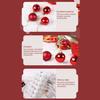 36 Pieces Indoor Wall Christmas Bauble Home Office Hotel Tree Hanging Pendant Festival Decoration Ornament 4cm Diameter