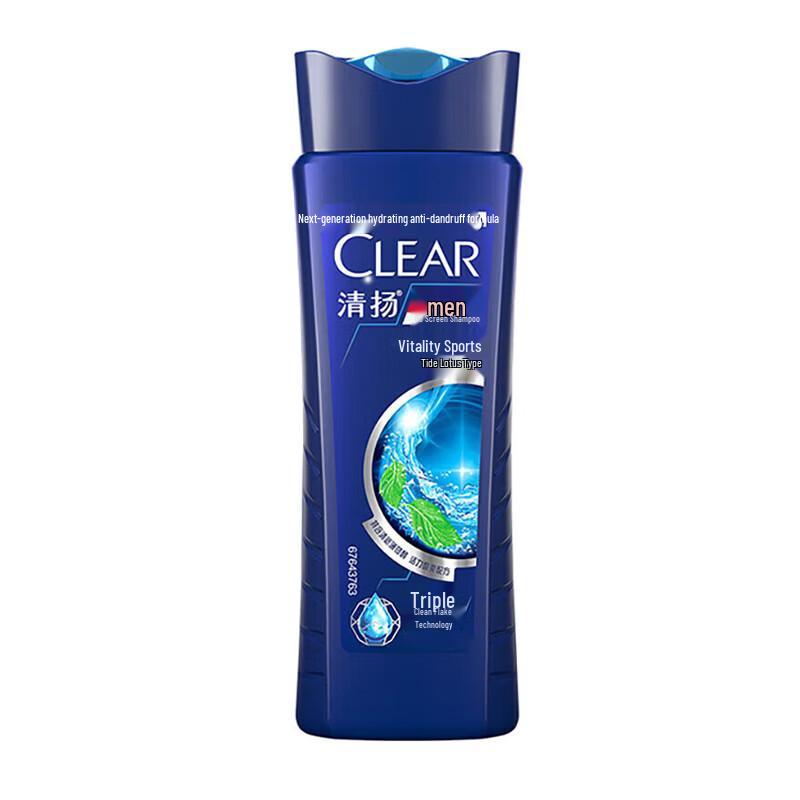 Clear Men Anti-Dandruff Shampoo, Energetic Sport Peppermint, 200g