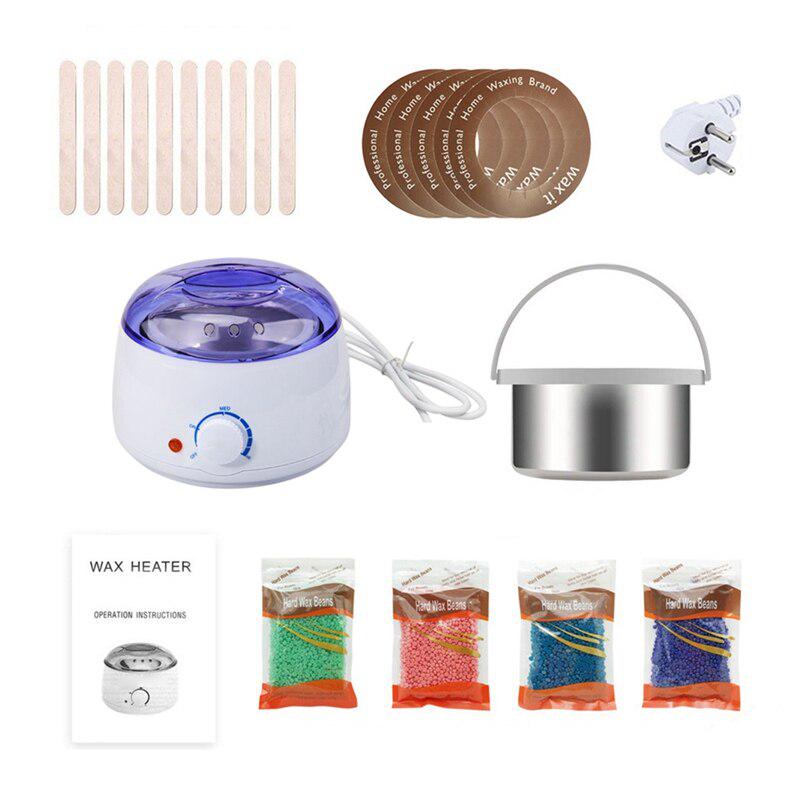 Buy Electric Hair Removal Waxmelt Machine Heater 400g Wax Beans 10pcs