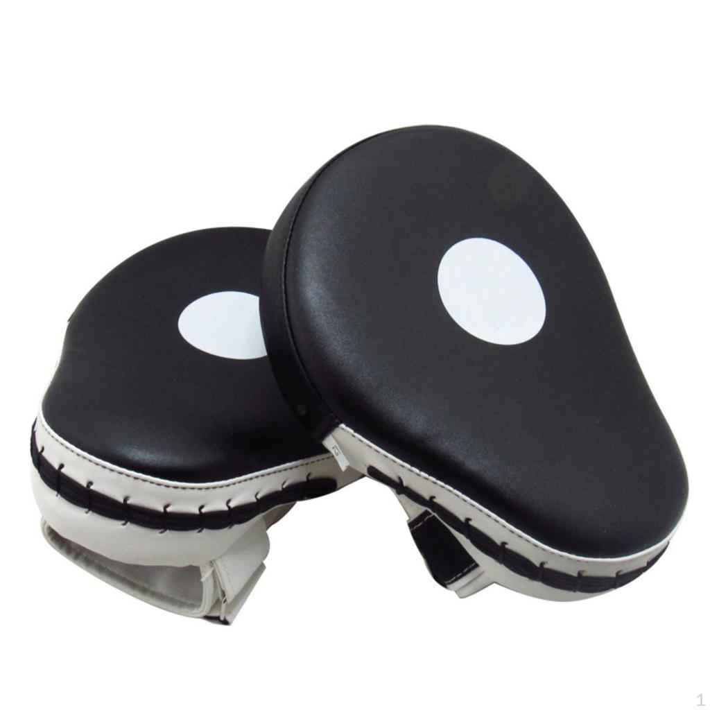 Boxing Hand Pads Thick Padsding Muay Striking Easy To Hold Taekwondo Foot Target for Adults,