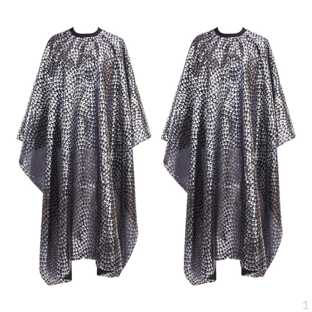 

2 шт. Водонепроницаемая накидка для стрижки волос, пеньюар для парикмахера