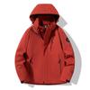 New Outdoor Three-in-one Stormtrooper Men Autumn and Winter Windproof Waterproof Mountaineering Clothing Couple Polar Fleece Warm Two-piece Set