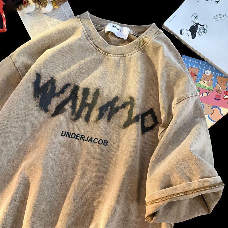 

Лос-Анджелес модная футболка с коротким рукавом США с буквенным принтом женская футболка с рисунком Лето Y2K Топ Повседневная футболка большого размера