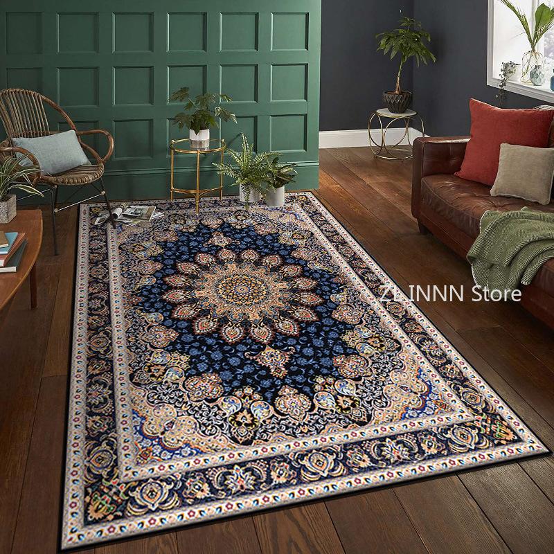 Bohemia Living room rugs Decoration bedroom Deluxe anti slip floor mats Large area carpet Lounge Rug Persian carpet washable