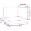 VidaXL Pallet Cushions 3 Pcs Grey Oxford Fabric 315065