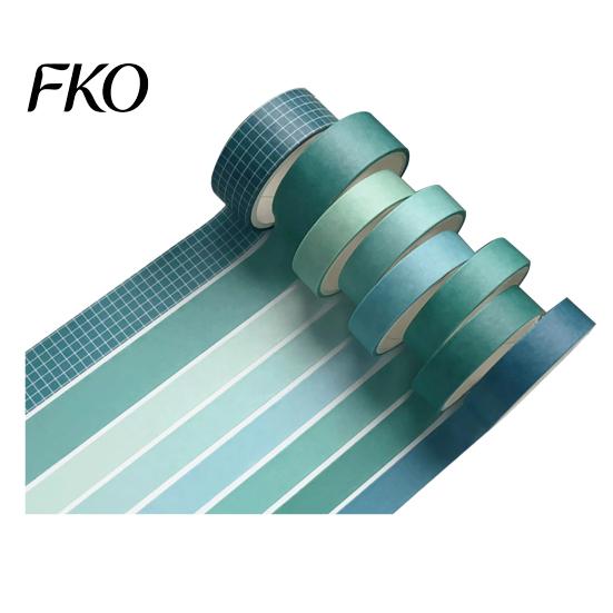Transluzentes Washi Tape 8 Rollen Set, Dekorative Aufkleber, Ästhetische Unifarbene Tapes Karomuster für Scrapbooking Zubehör, Journaling Junk Journal,