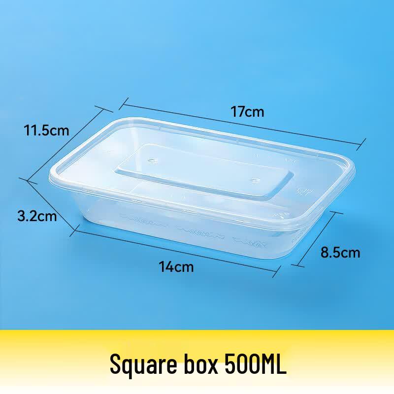 Jianminkang Disposable Square Plastic Food Containers
