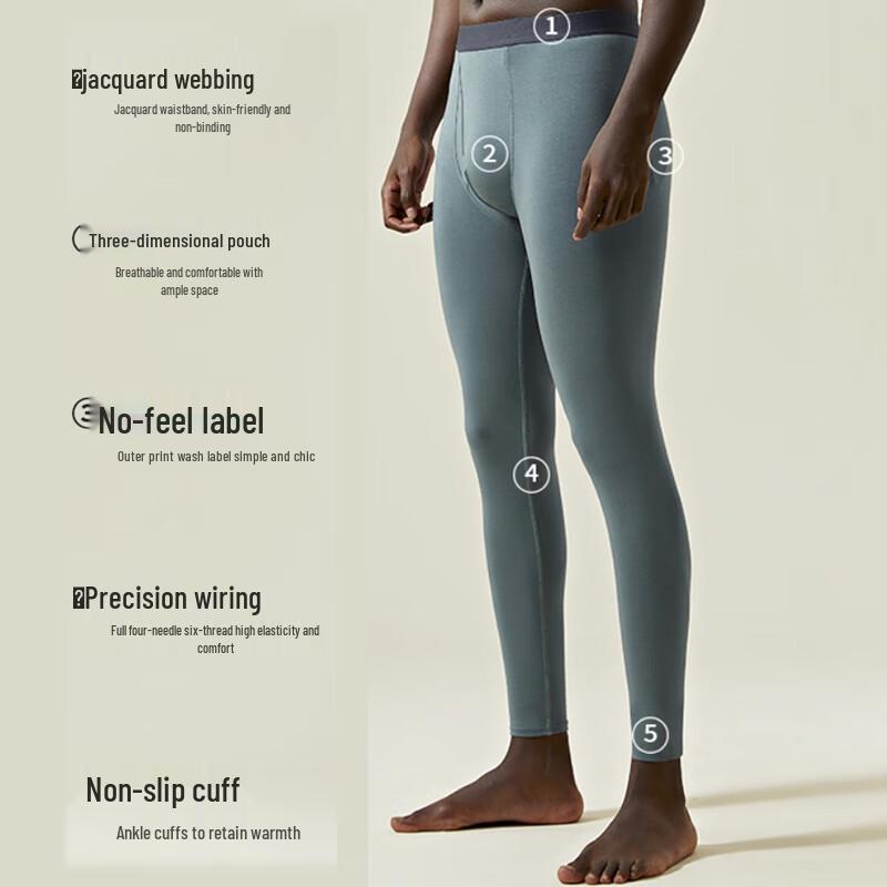 Pánské tenké antibakteriální spodky z čisté bavlny