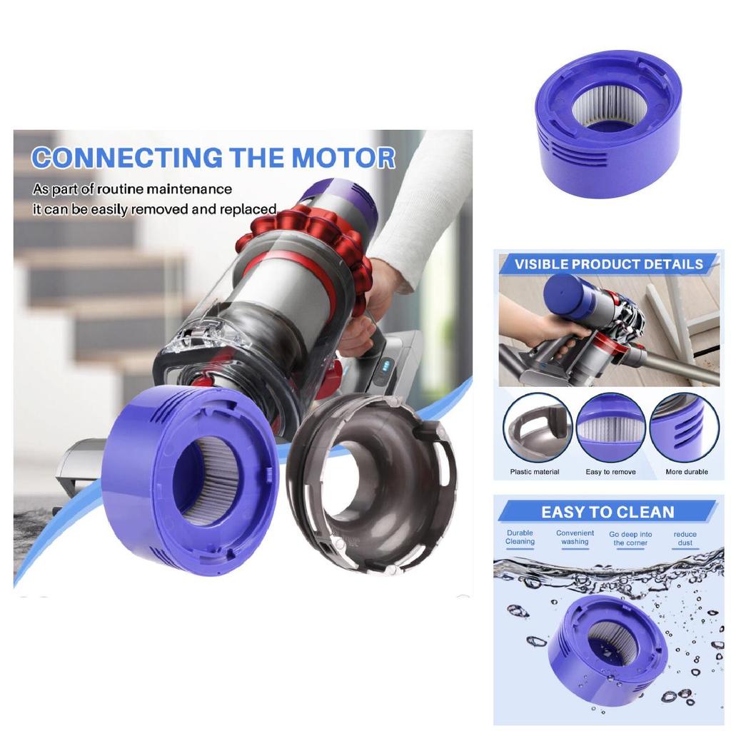 Pro motor vysavače Dyosn V7 V8 Zadní kryt Zadní sada filtrů Pro úklid domácnosti