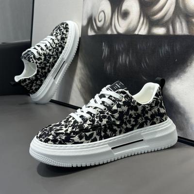 Herren Freizeitschuhe Stoffoberfläche Atmungsaktive Sneakers Herren Vielseitige Flache Sohle Rutschfeste Boardschuhe Sportschuhe für Herren