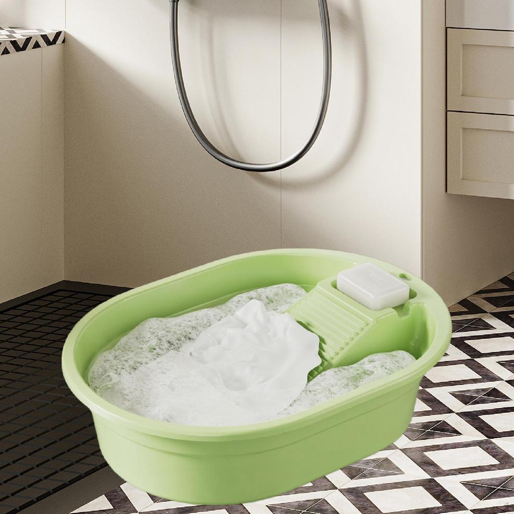 Lavabo de Lavandería, Práctico y Multifuncional, Portátil, Tabla de Lavar para Dormitorio, Lavado a Mano