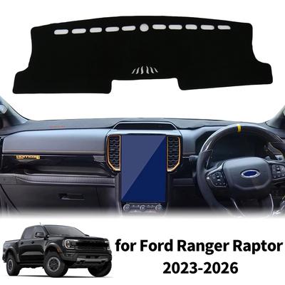 Fit for Ford Ranger Raptor  2024 2025 2026 Dashmat Dashboard Cover Pad DashMat Sunshade Protective Carpet Car Accessories