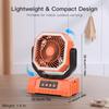 20000mAh Tent Fan, Rechargeable Camping Fans for Tents with Auto-Oscillation, Remote Timer LED Lantern, Hanging Hook 4 Speeds for Fishing Power Outage
