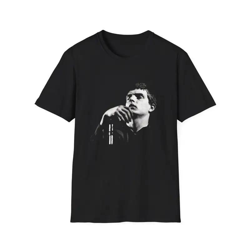Ian Curtis Singing Photo 4 Joy Division T Shirt