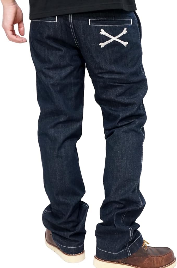 

Vanson Crossbone Men s Denim Jeans (nvbl-101, 34 inches, Indigo)