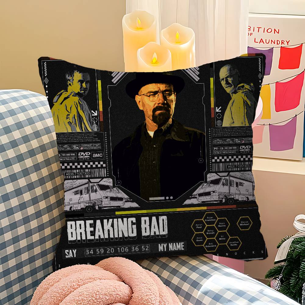 Classic Movie Breaking Bad Pillow Gift Home Office Decoration Pillow Bedroom Sofa Car Cushion CoverPillow Case