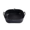 Silicone air fryer special tray food safety reusable square barbecue mat baking tray oven baking mold plate suitable for kitchen