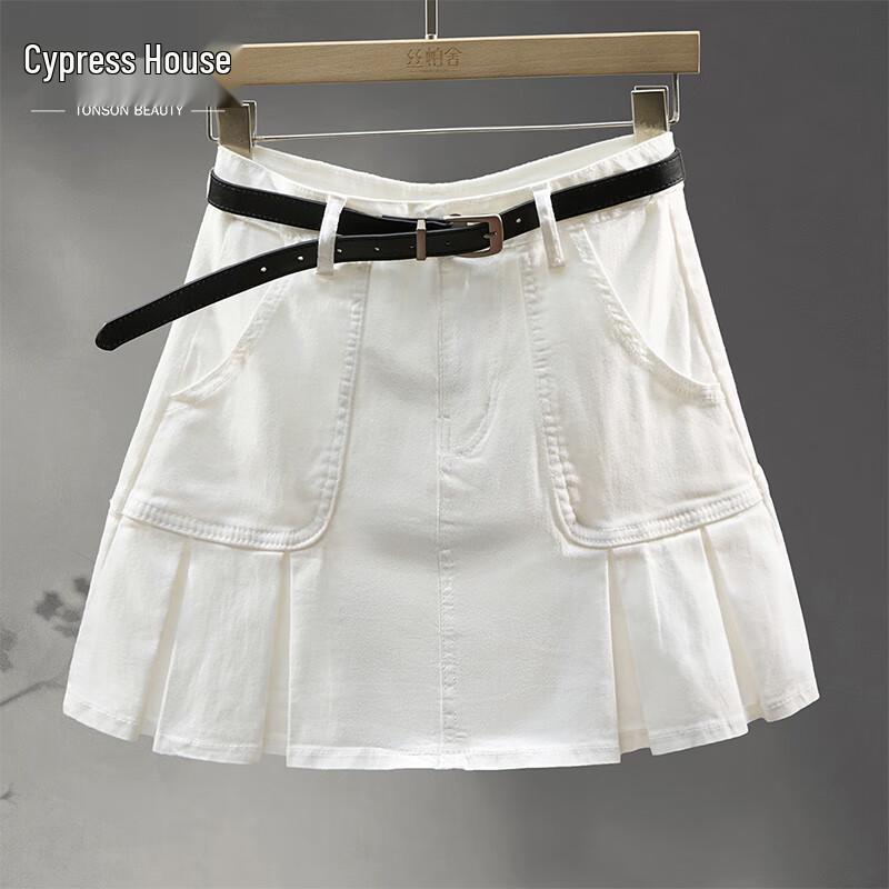 Women s High-Waist A-Line Denim Mini Skirt M