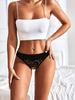 Lace Crotchless Thong Sexy See-through Panties for Women Underwears Erotic Crotch Opening Intimates Lingerie S M L XL