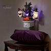 Soft Glow Night Light Halloween Light, Plug-in Resin Seesaw Ghost And Dead Tree Indoor Lighting Lamp, Waterproof Spooky Decor for Bedroom, Party
