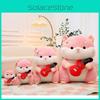 Little Squirrel Cute Plush Toy With Guitar And Headphone Decoration For Kid Gift