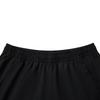 Li Ning Fitness Series Solid Color Simple Versatile Comfortable Knitted Sports Pants Women Bottoms Black AYKV094-1