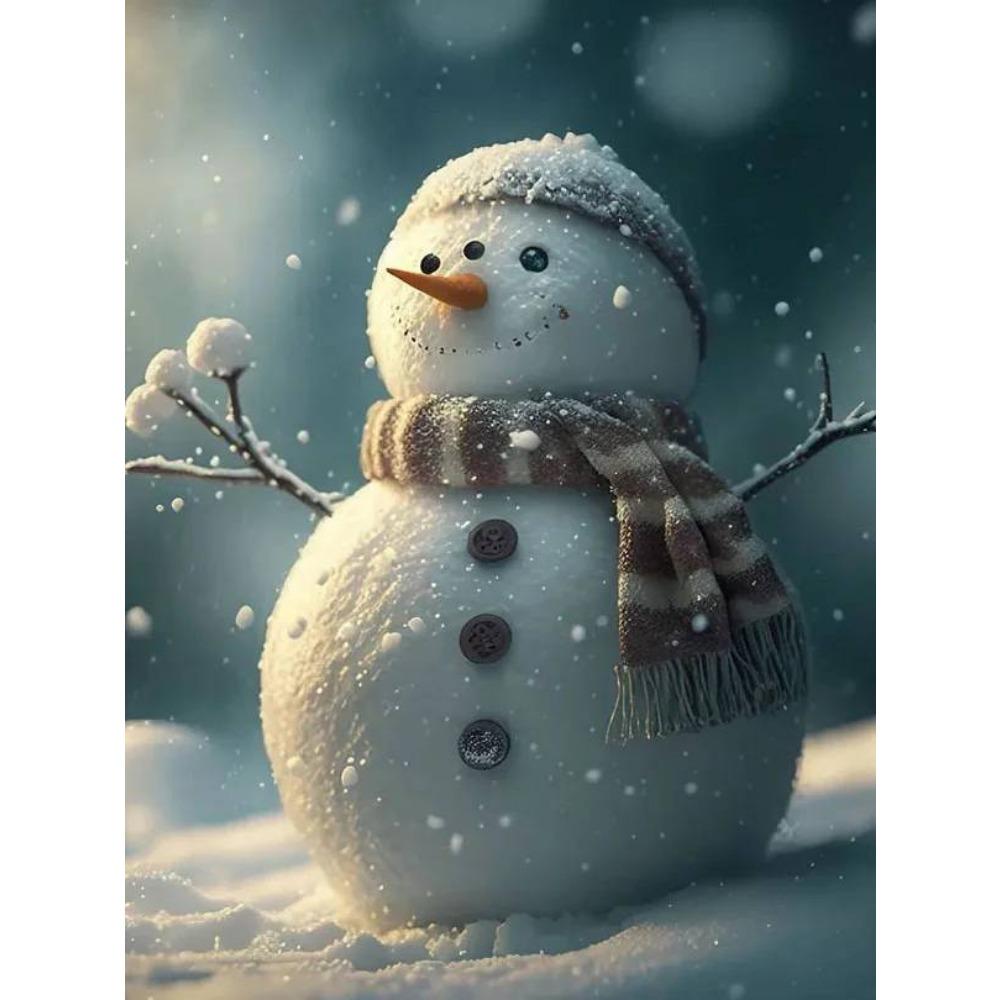 DIY full sirkel diamantmaling korssting 3D kunststil hjemmescene juledekorasjon diamantmaling 5d diamantkunstmaling