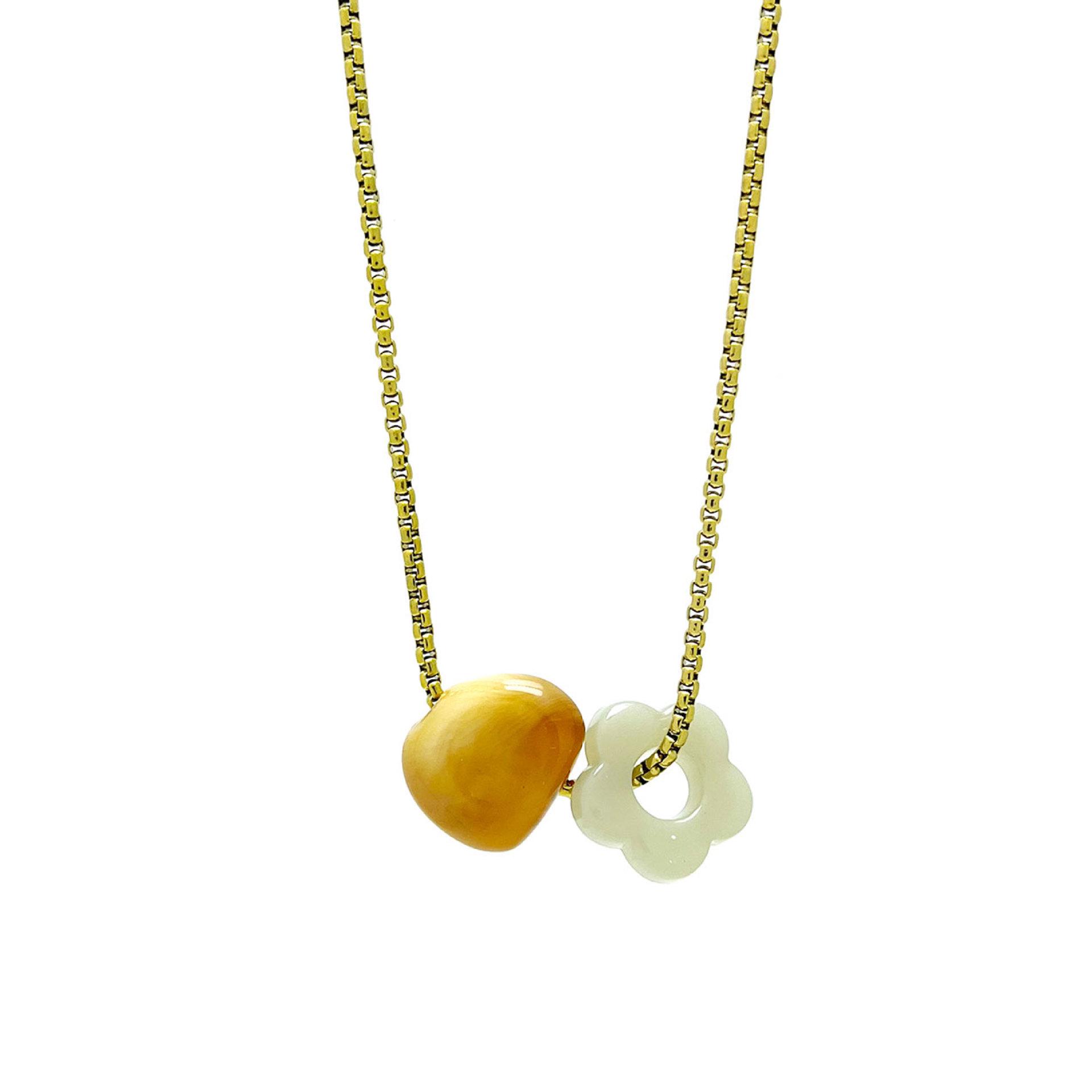 Акриловое Цветочное Ожерелье: Красочная, Креативная, Роскошная цепочка-свитер для женщин