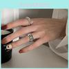 Elegant Minimalist Geometric Ring For Women Fashionable Open Adjustable Design 2023