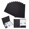 Set of 10 A4 Individual Clear Kraft Paper File Portable Document Stylish Document Storage Document Paper Convenient Office Stationery Folders, Files,