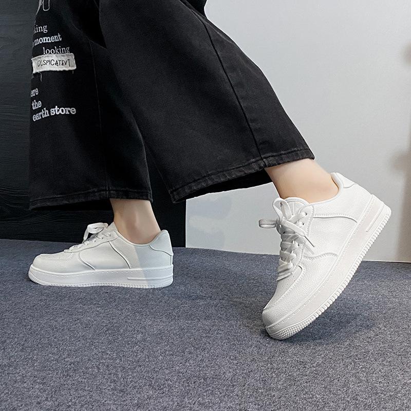 Platform White Shoes Women's New Summer Breathable Casual Sports Shoes Female Students Versatile Board Shoes Autumn