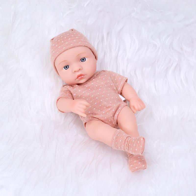 Přeshraniční Nová 20cm Panenka Reborn Malá Velikost Palcová Panenka Miminko Vinyl Měkké Lepidlo Simulační Panenka Hračka