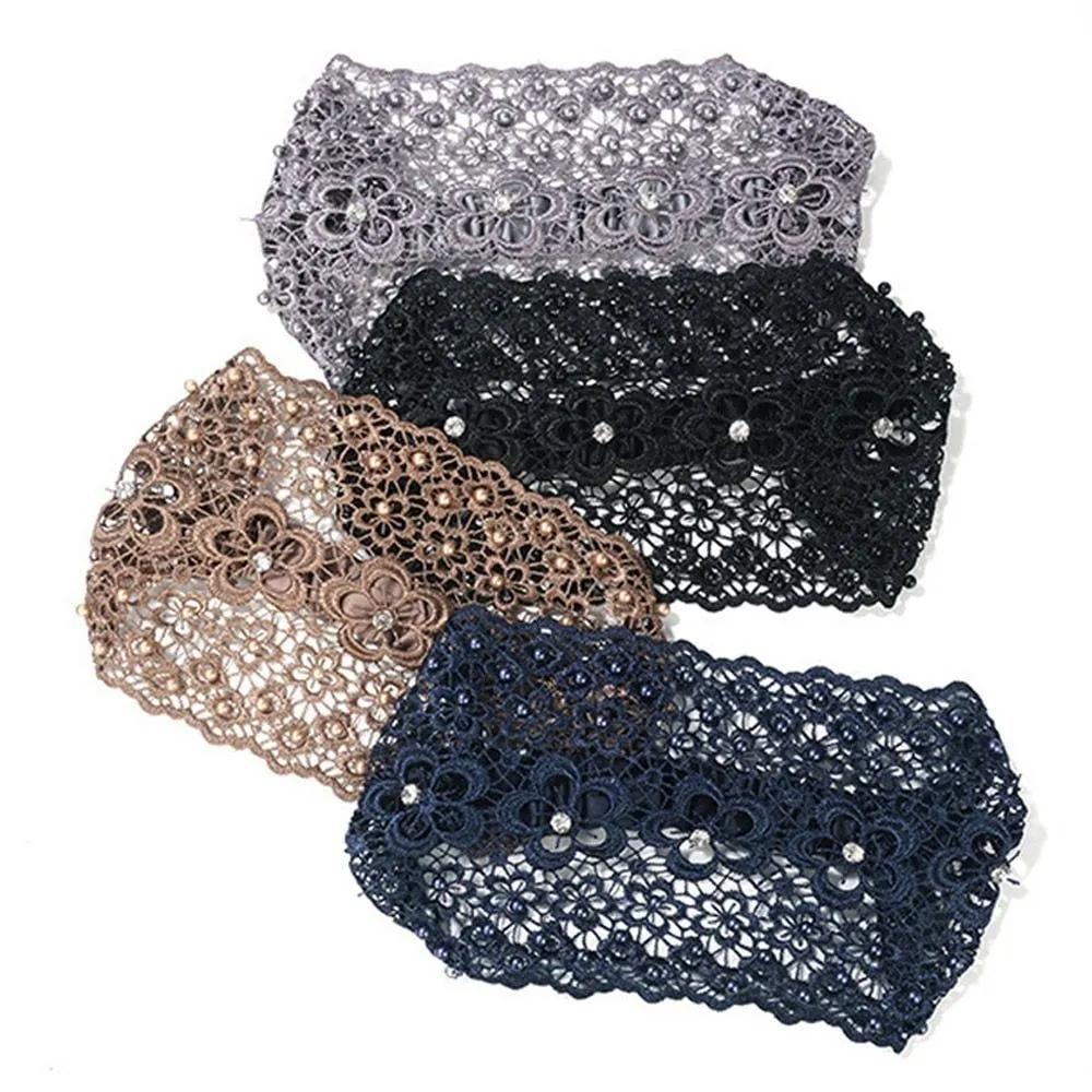 Lace Cubic Wide Hairband Wide Headband Color and Size