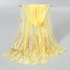 Schleier Pfau Heißprägung Gold Glitzer Schal Schal Damen Elegant Lange Schals Premium Temperament Schleier Kopfbedeckungen 170*60cm