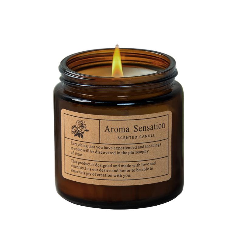 100g High-End Scented Candle for Emergency, Bedroom, Birthday, Disaster Prevention with Essential Oil Fragrance.