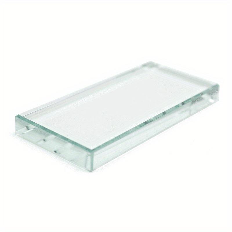 1Pc Leather Craft Tools Tempered Glass Slicker Scraping Plate for Burnishing Leather Backing Board Leathercraft