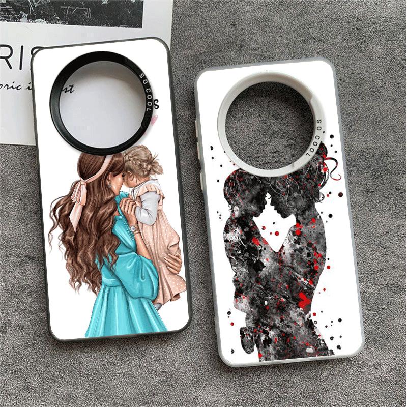 Mom Baby Girls Theme Soft Phone Case for Xiaomi Redmi Note 13 14 15 Pro Plus 12S 12 11S 11 11T 10S 10 Shockproof Cover Back Shel