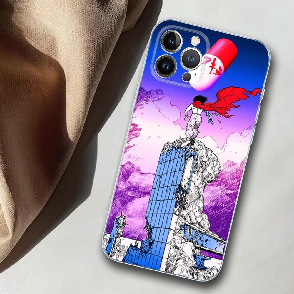 AKIRA Phone Case For iPhone 14 11 12 13 Mini Pro XS Max Cover 6 7 8 Plus X XR SE 2020 Funda Shell