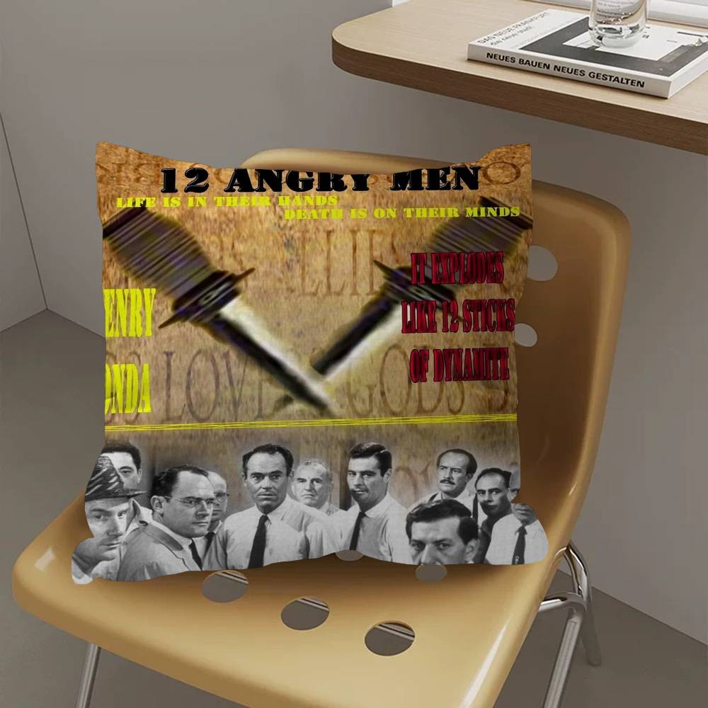 12 Angry Men Movie Stitch Lucky Dragon Pillow Cover Sofa Cushion Cover Home Room Decoration Children Gift