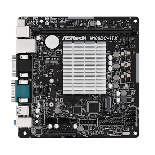 ASRock N100DC-ITX Onboard Fanless Motherboard with Intel N100 CPU, Mini ITX [Official Japanese Retailer Product]