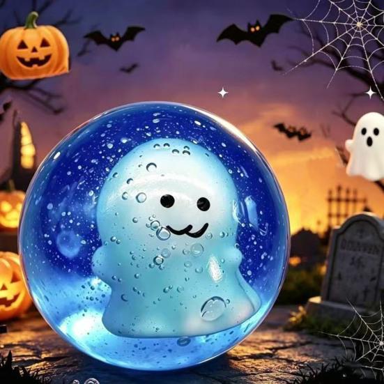 Soft Texture Healing Toys Slow Rising Pumpkin Ghost Stress Ball TPR Fidget Toy for Tactile Sensory Tools Focus Anxiety Relief And Focus Portable