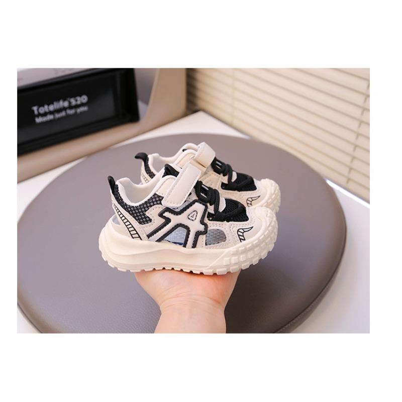 Children's Sports Shoes Summer New Boys Sandals Medium and Small Children's Mesh Breathable Shoes Girls Breathable Soft Sole Dad Shoes