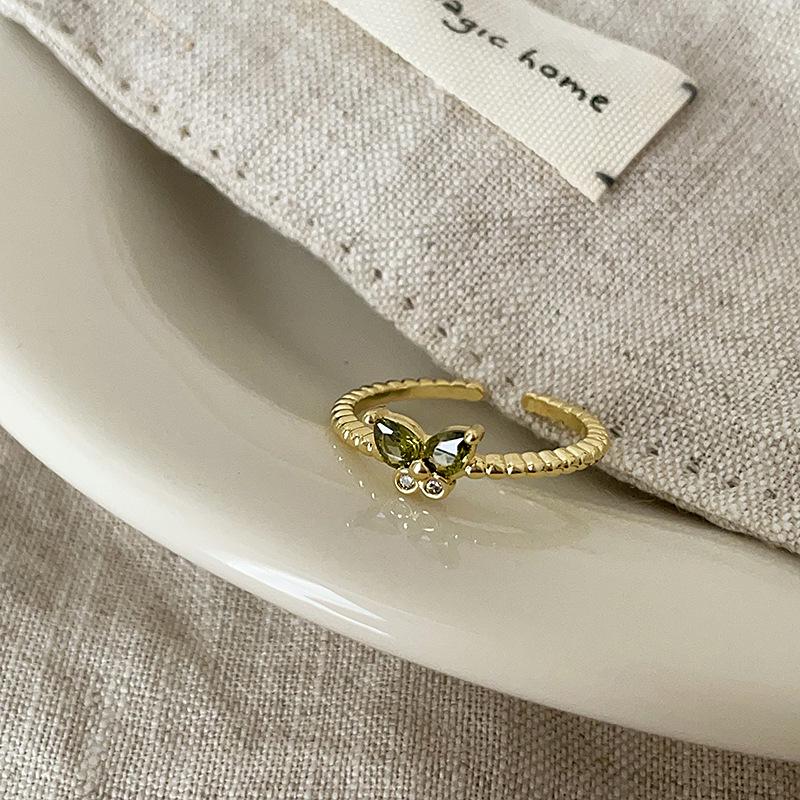 Exquisite Colorful Butterfly Open Ring Collection for Women: Unique, Fashionable, Versatile Finger Rings
